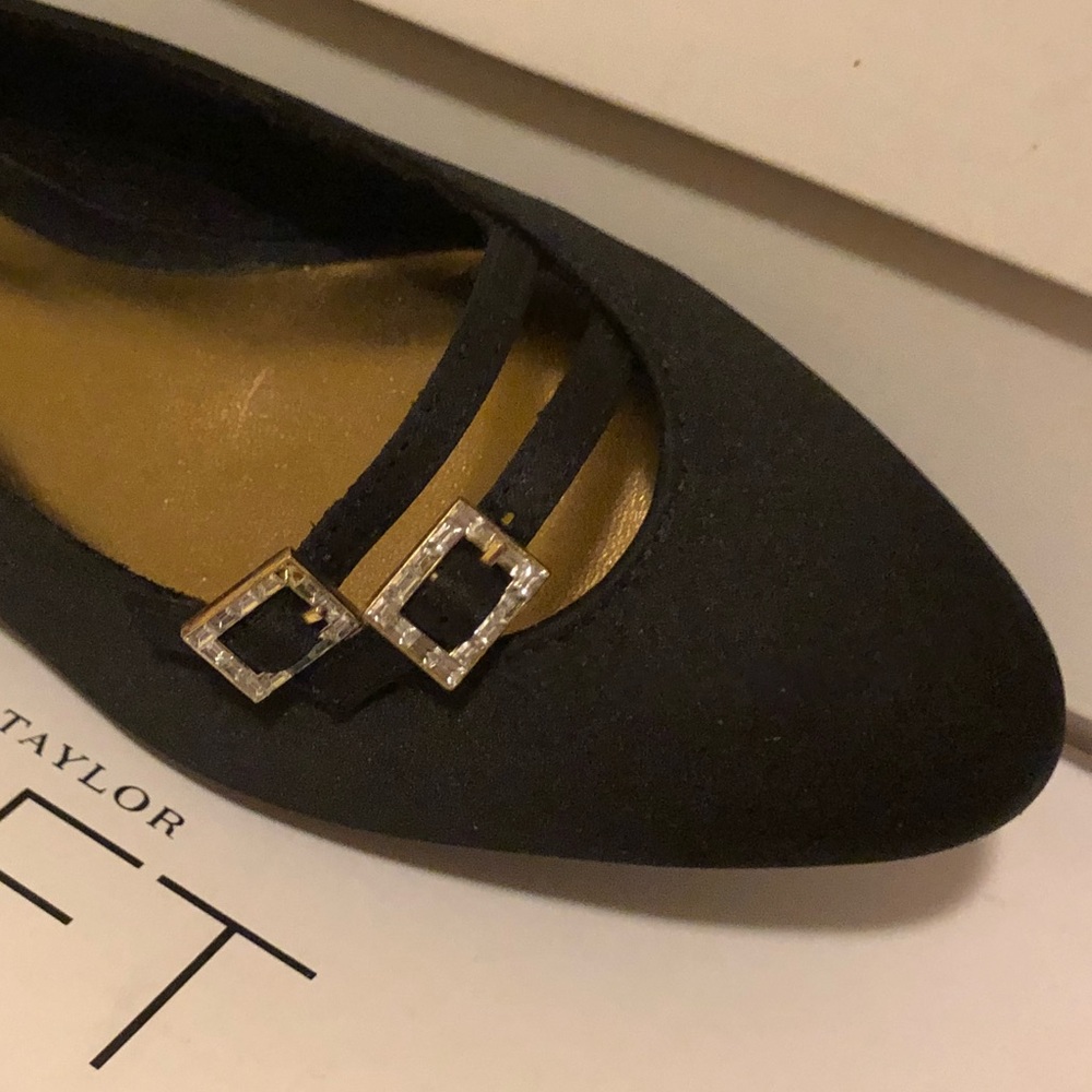 Loft black satin flats - Picture 4 of 6